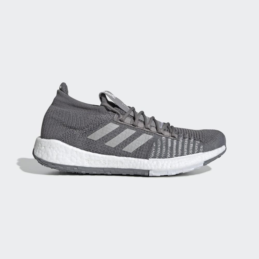 Adidas Men's Pulseboost HD Running Shoes Grey/White Ireland FU7338